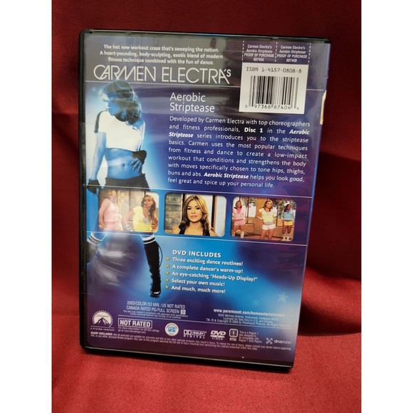 BRAND NEW Carmen Electras Aerobic Striptease Exercise (DVD, 2004) Sexercise - Picture 3 of 3